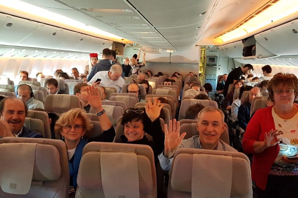Dal volo Emirates